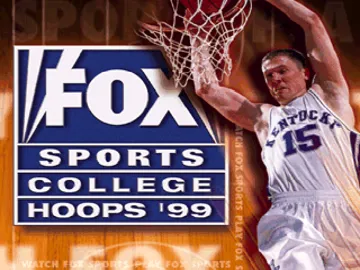 Fox Sports College Hoops '99 (USA) screen shot title